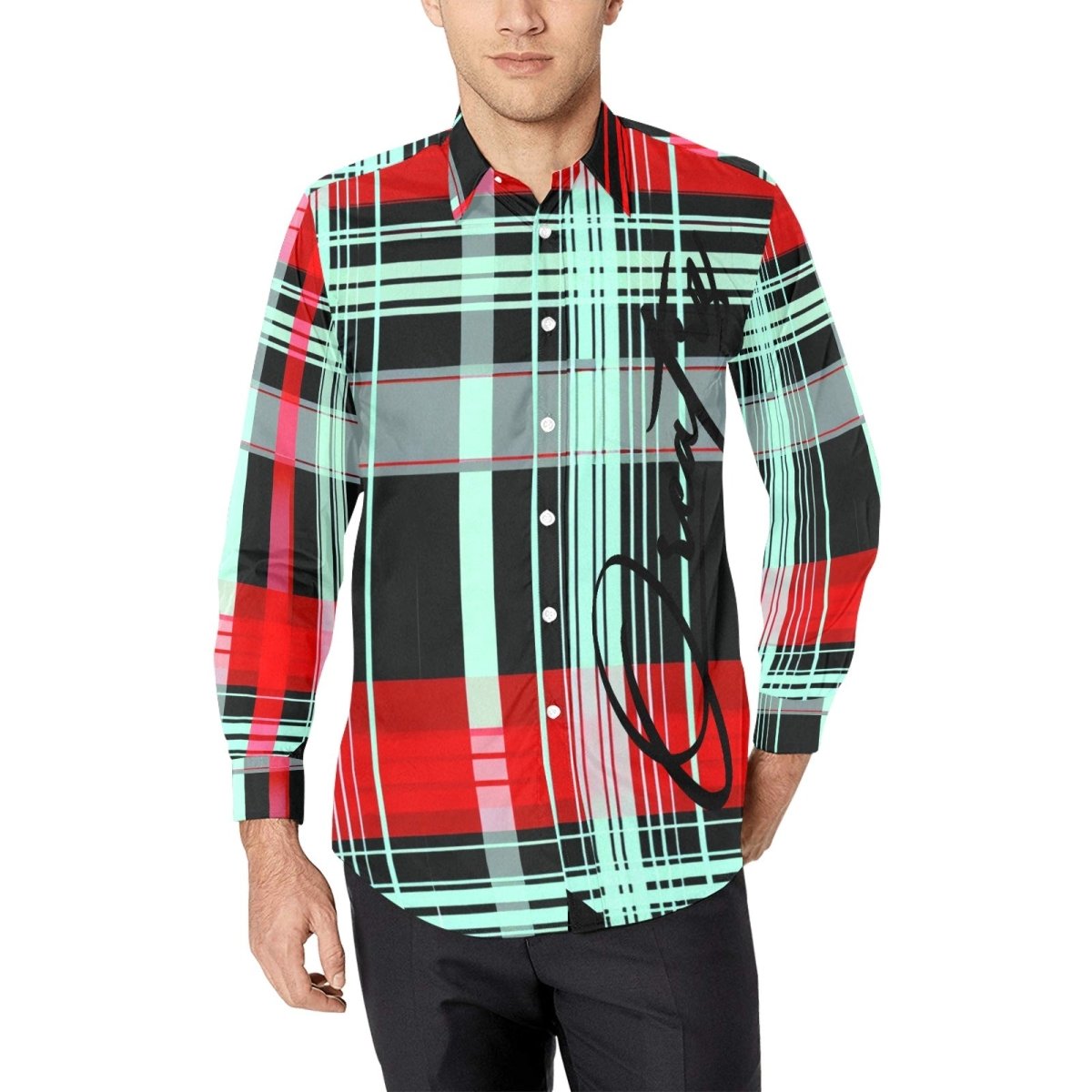 MEN'S LONG SLEEVE SHIRT - Qreatrz Fashion and Design LLC