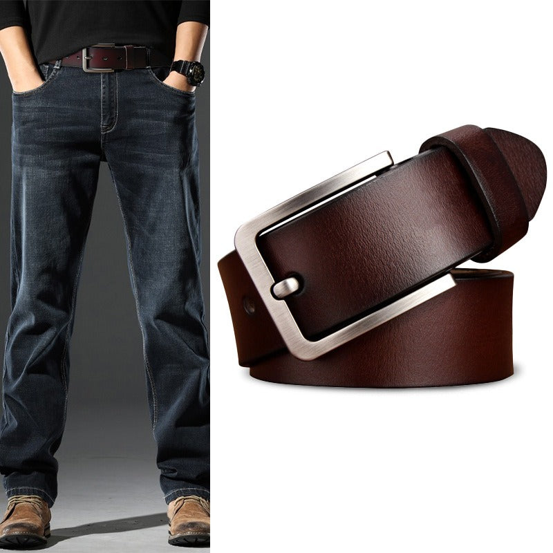 Genuine leather belt