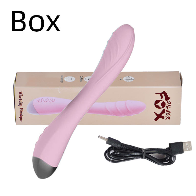 Potente juguete sexual de masturbación con carga USB Silver Fox para mujer 