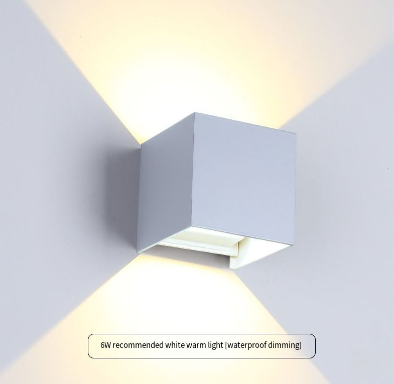 Outdoor waterproof wall lamp induction wall lamp exterior wall