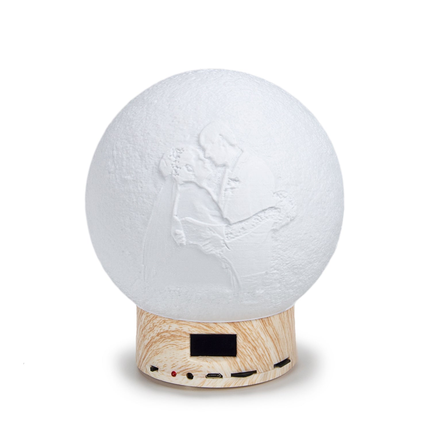 Customizable Bluetooth Portable Speaker Lamp LED Moon Lamp