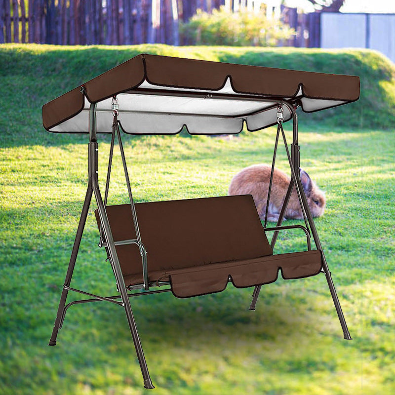 Garden Patio Hanging Chair Cover Waterproof Sun Protection Swing Dust Cover Outdoor Sunshade Swing Cover Set