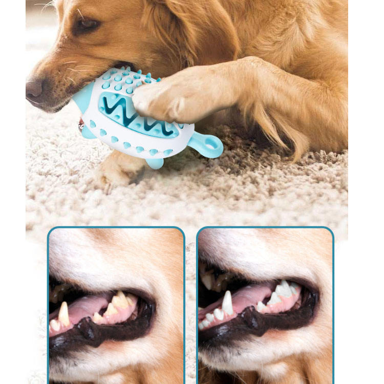 Pet Leakage Ball Toy Dog Teeth Training Ball Dog Chew Toys Pet Food Dispenser Toy