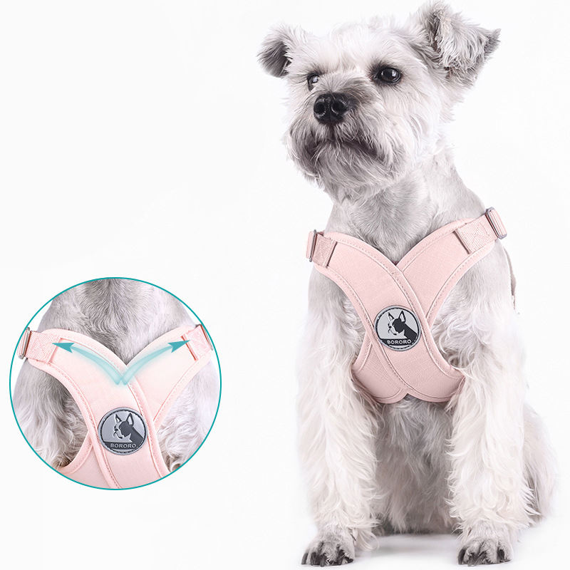 Sangle de poitrine pour animaux de compagnie, nouvelle laisse pour chien de style gilet d'été frais Macaron, fournitures pour animaux de compagnie 