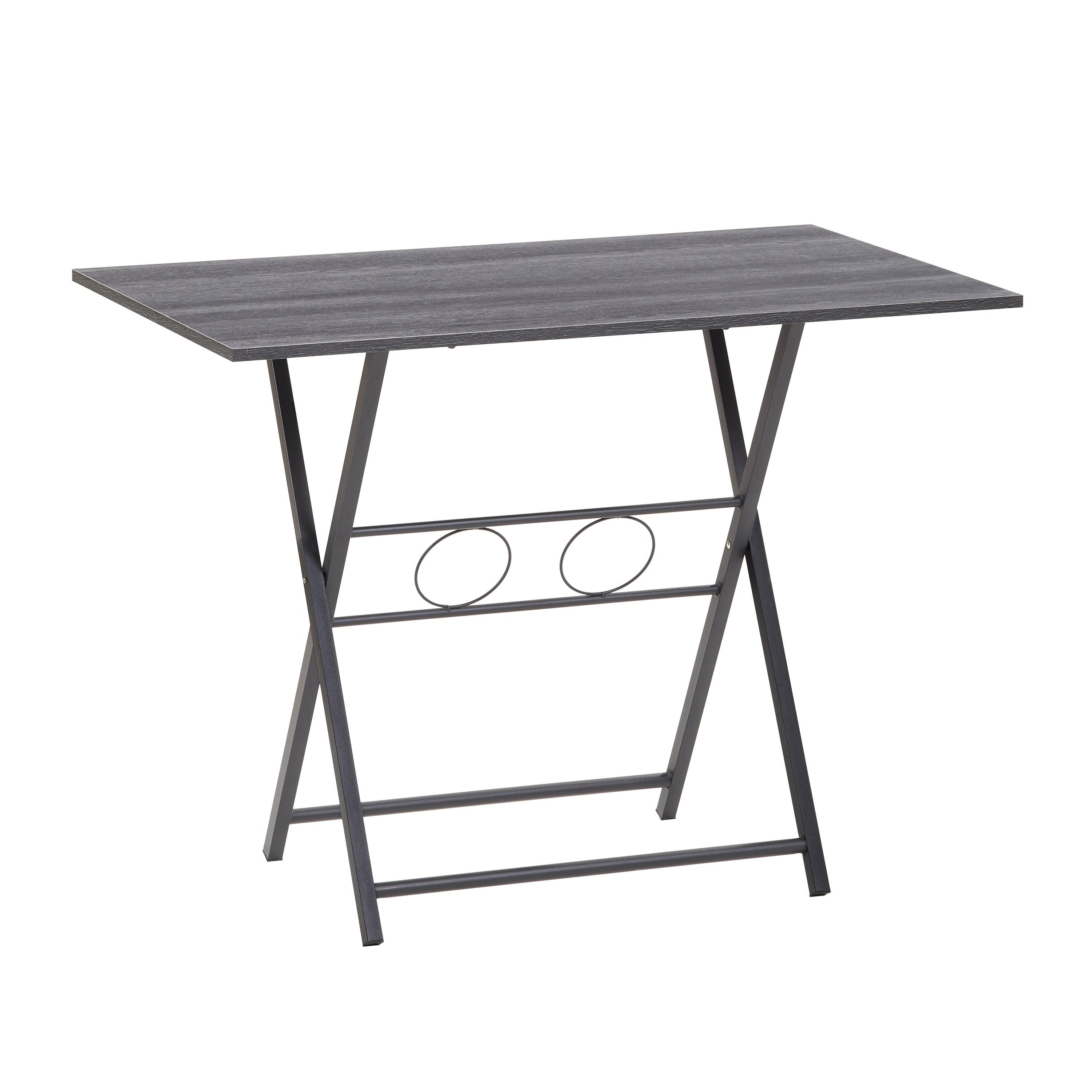 Small foldable office desk, suitable for small spaces, living rooms, multifunctional computer desks, writing workstations,