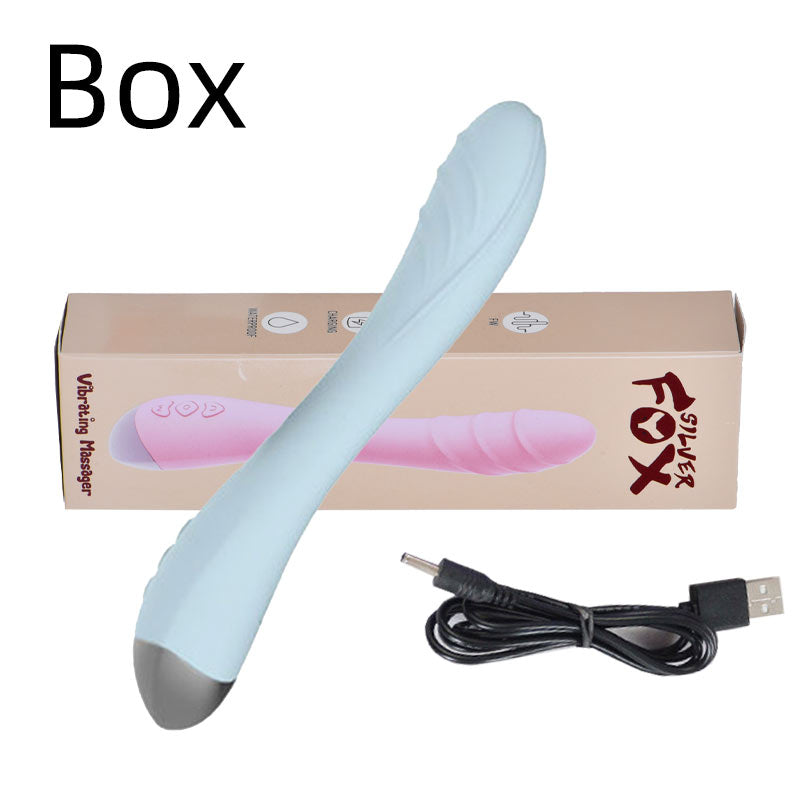 Potente juguete sexual de masturbación con carga USB Silver Fox para mujer 