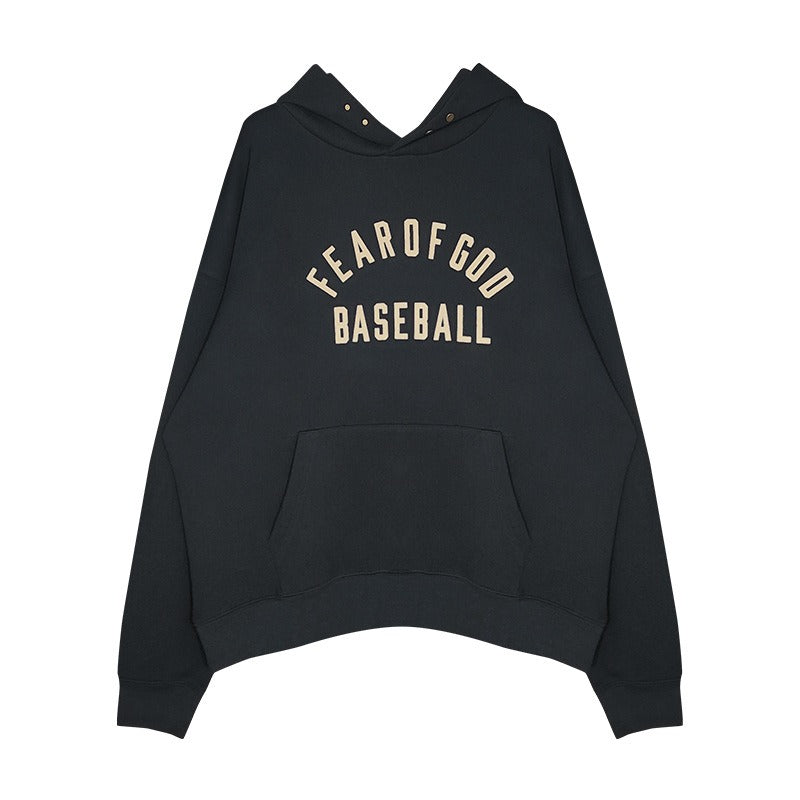 Unisex FOG Season 7 Main Line BASEBALL Letter Hoodie