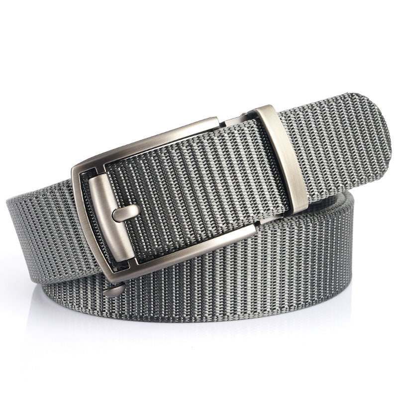 New Toothless Hollow Automatic Buckle Belt Outdoor Leisure Nylon Belt