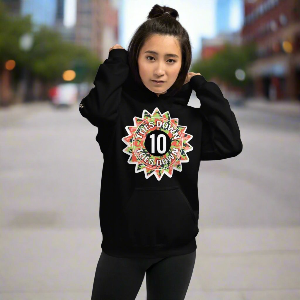 10 TOES DOWN UNITY OVER DIVISION Unisex Hoodie - Qreatrz Fashion and Design LLC