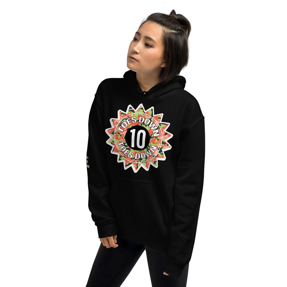 10 TOES DOWN UNITY OVER DIVISION Unisex Hoodie - Qreatrz Fashion and Design LLC