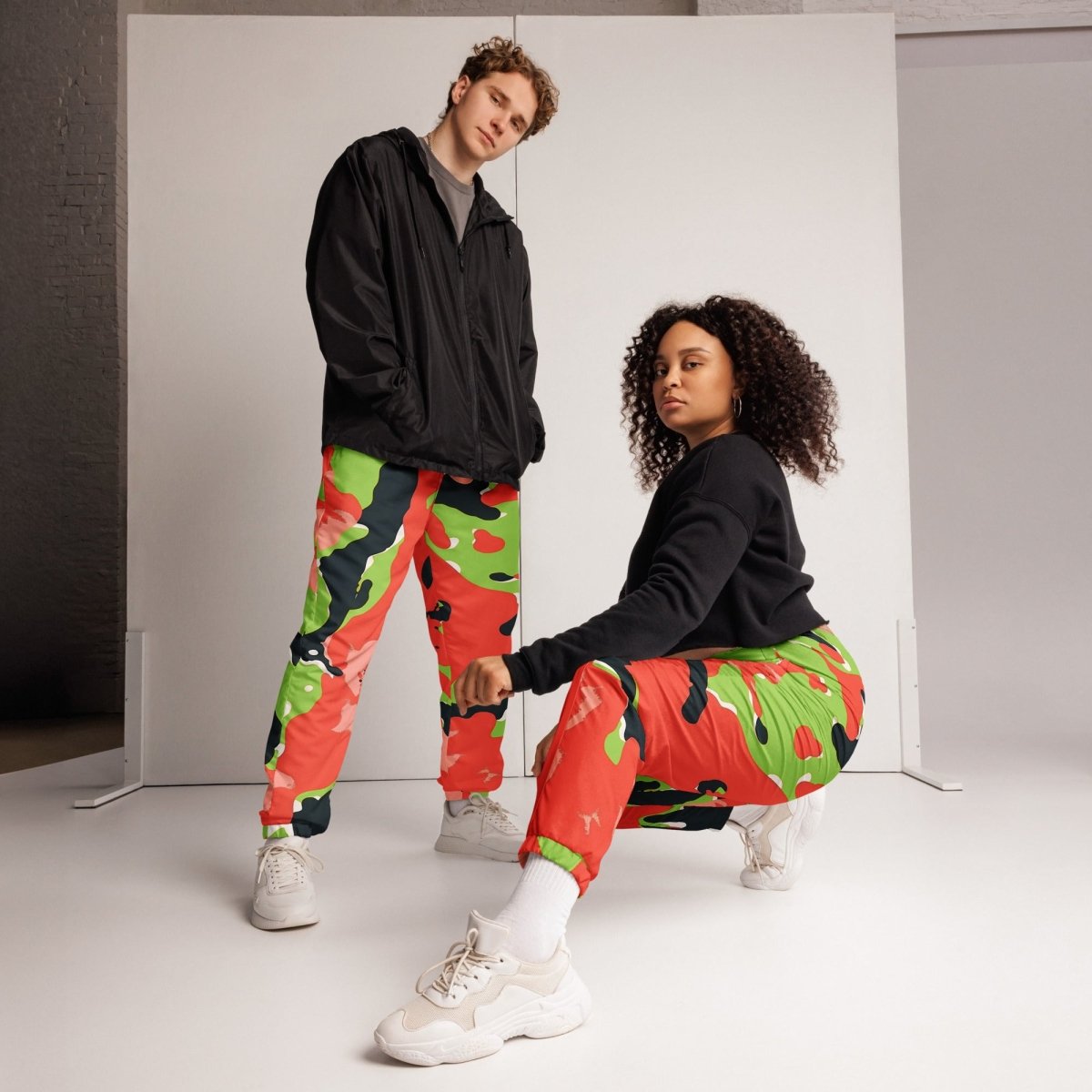 10 TOES DOWN UNITY OVER DIVISION Unisex track pants - Qreatrz Fashion and Design LLC