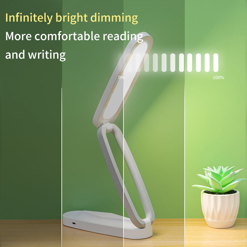 Folding USB Rechargeable Eye Protection Desk Lamp Led Study Touch Student Children Desk Reading Bedside Lamp