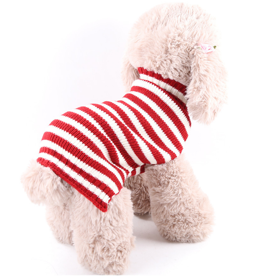 New /winter Wool Dog Sweater Simple Twisted Rope Elasticity Knitting Sweater for Medium and Big Pets Supplies Dogs Accessories