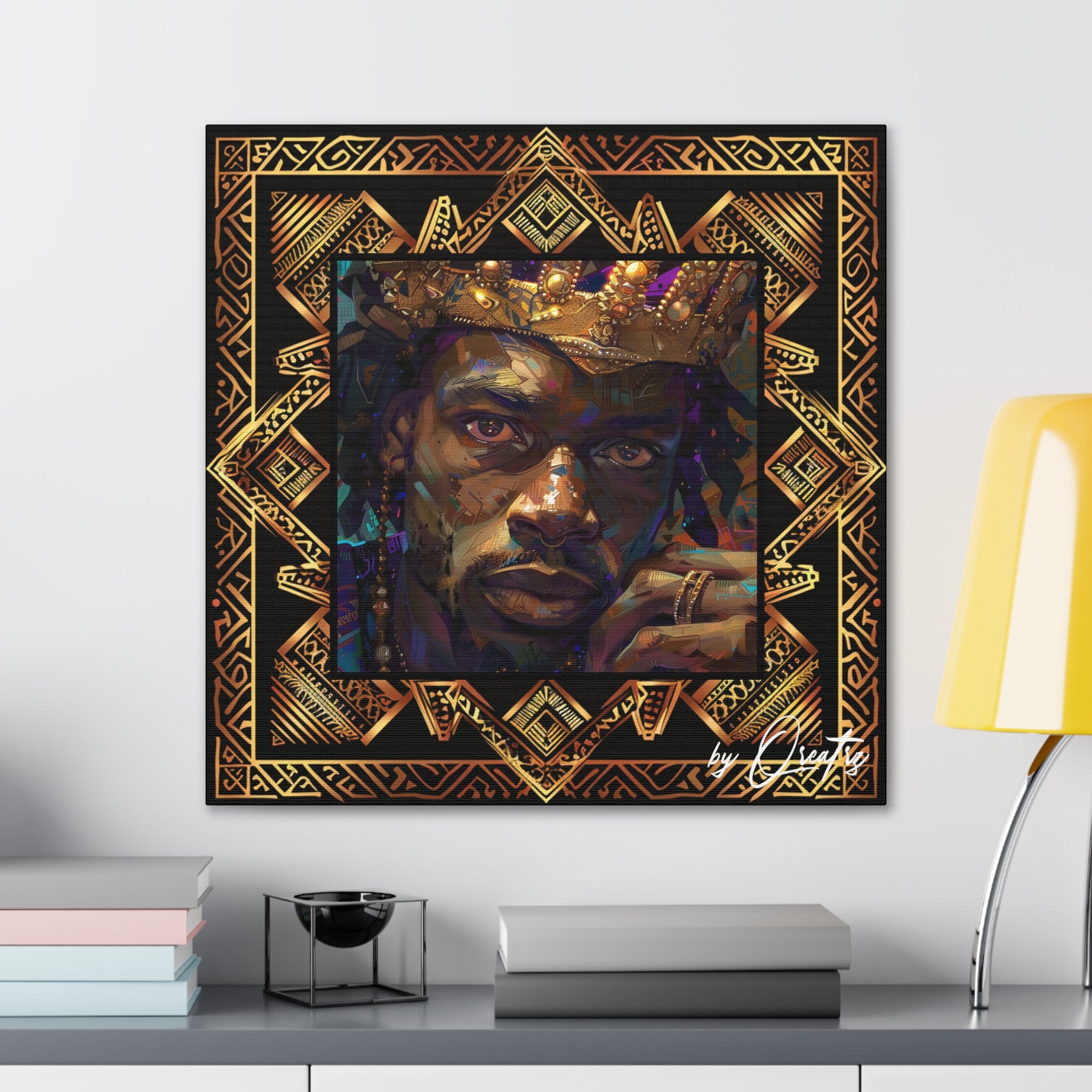 Black Is Handsome III Canvas Gallery Wraps