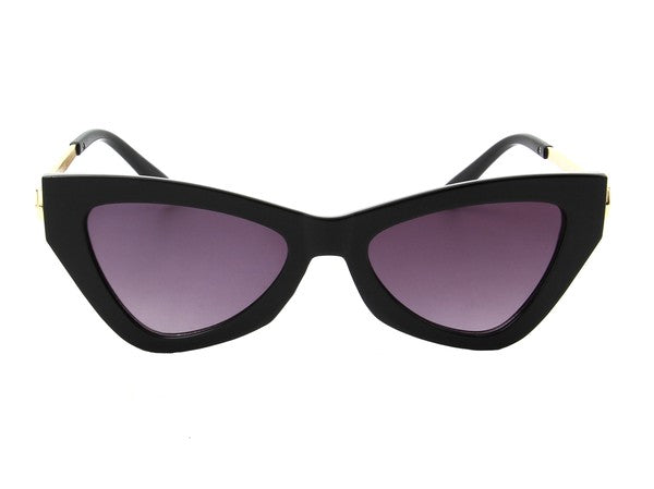 Gafas de sol de moda con forma de ojo de gato y punta alta para mujer