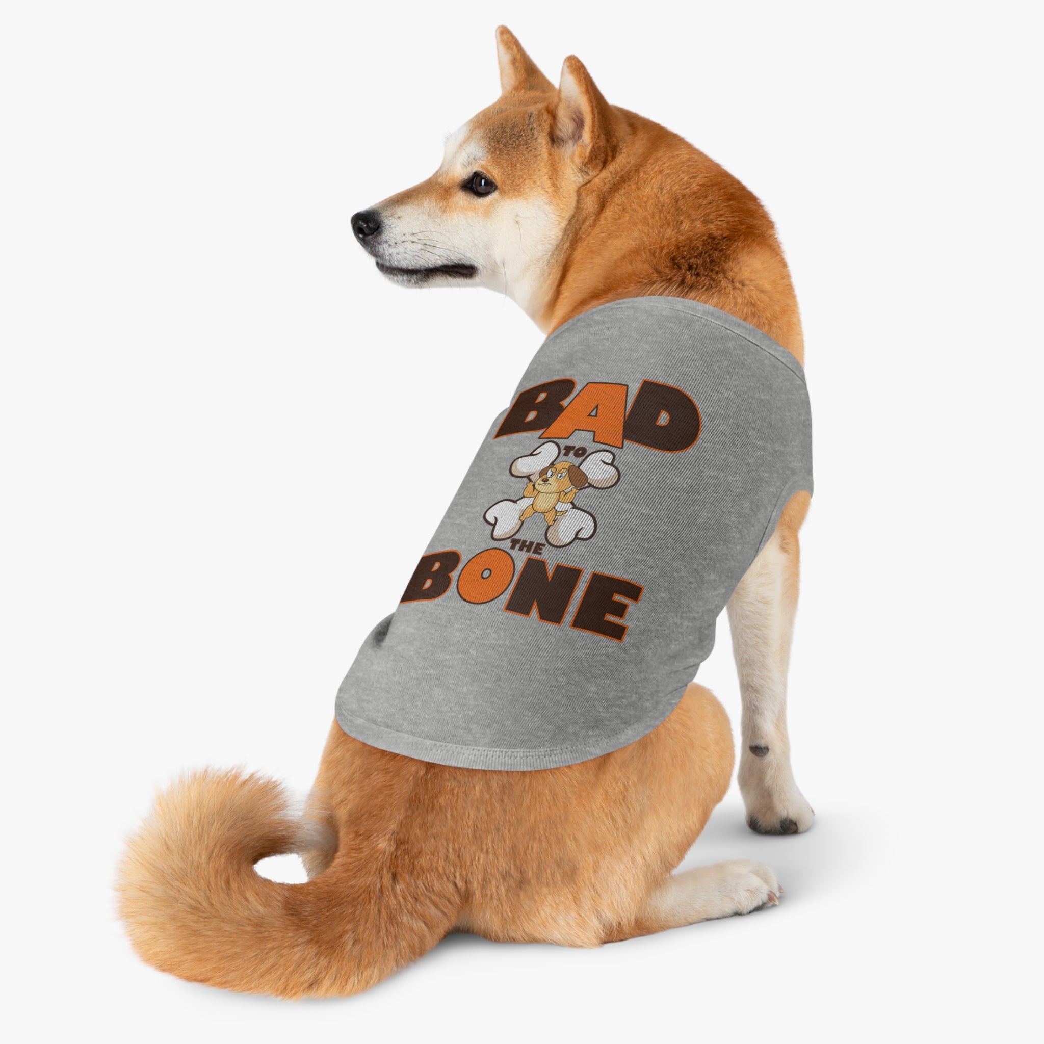 Camiseta sin mangas para mascotas Bad to the Bone