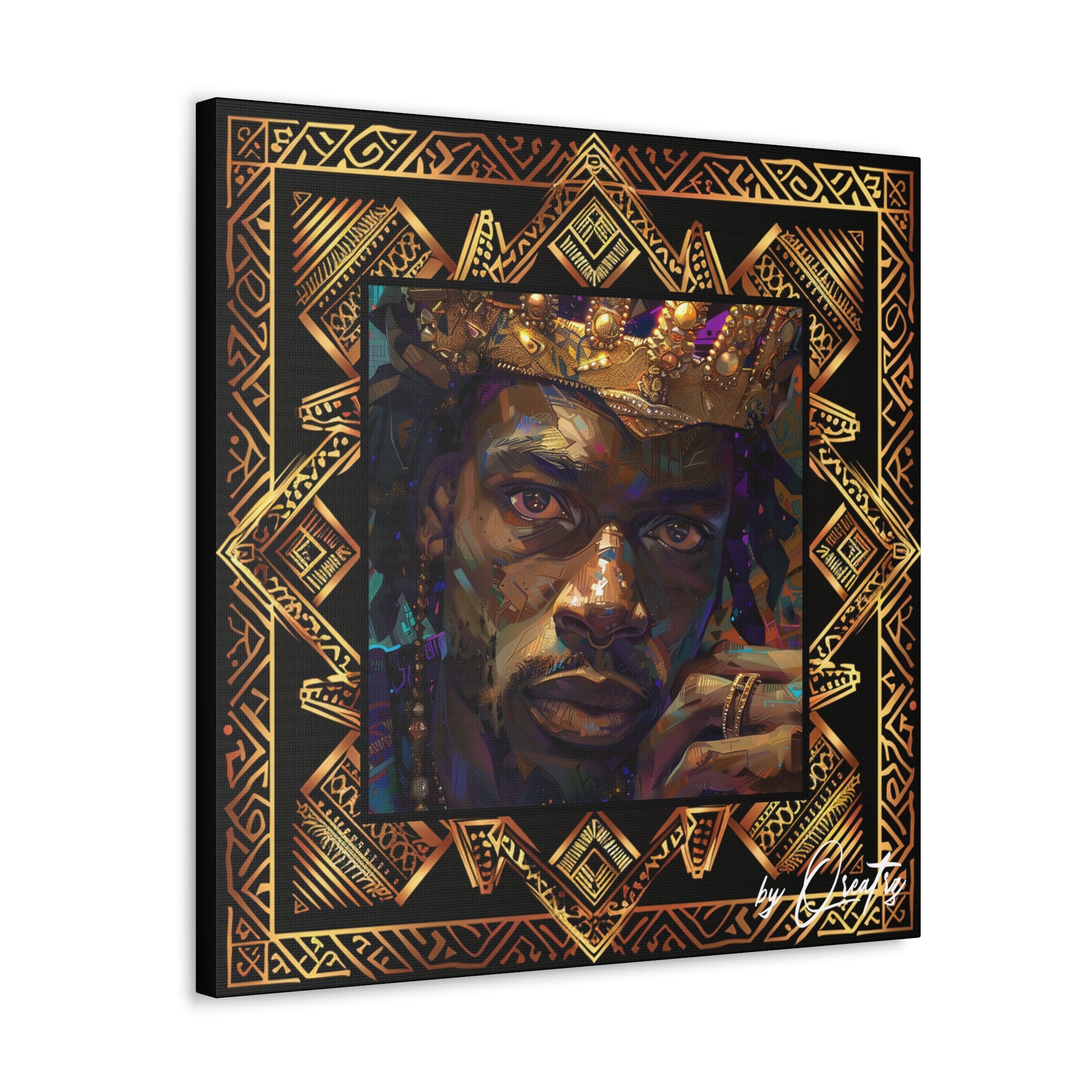 Black Is Handsome III Canvas Gallery Wraps