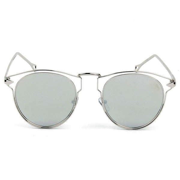 Gafas de sol redondas de moda para mujer