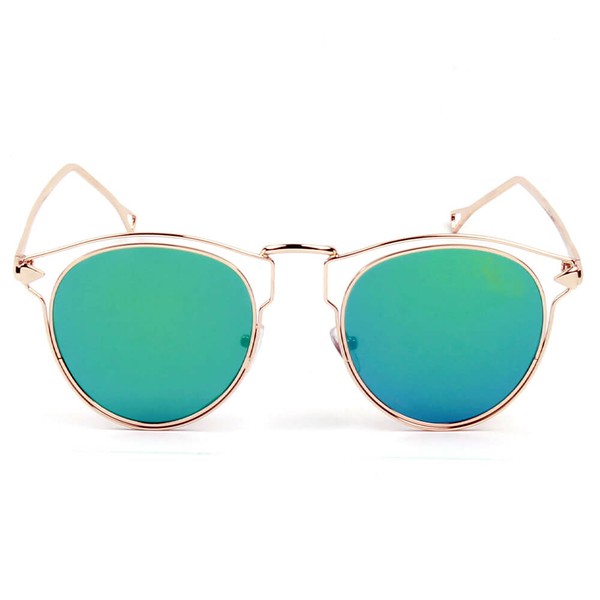 Gafas de sol redondas de moda para mujer