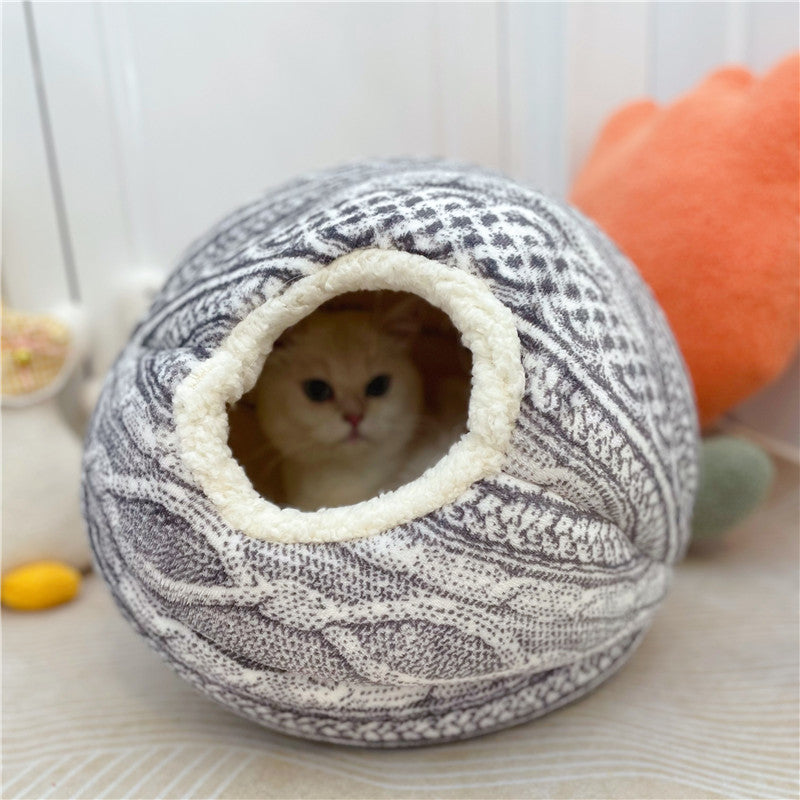 Woven Wool Ball Cat Nest Pet Nest