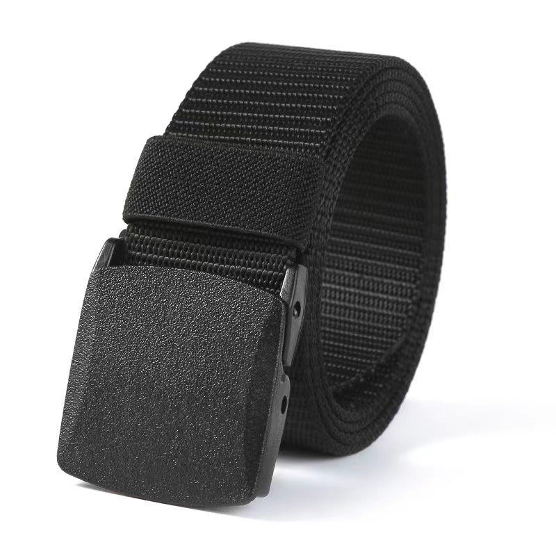 Nylon tactical non-metallic outdoor sports belt