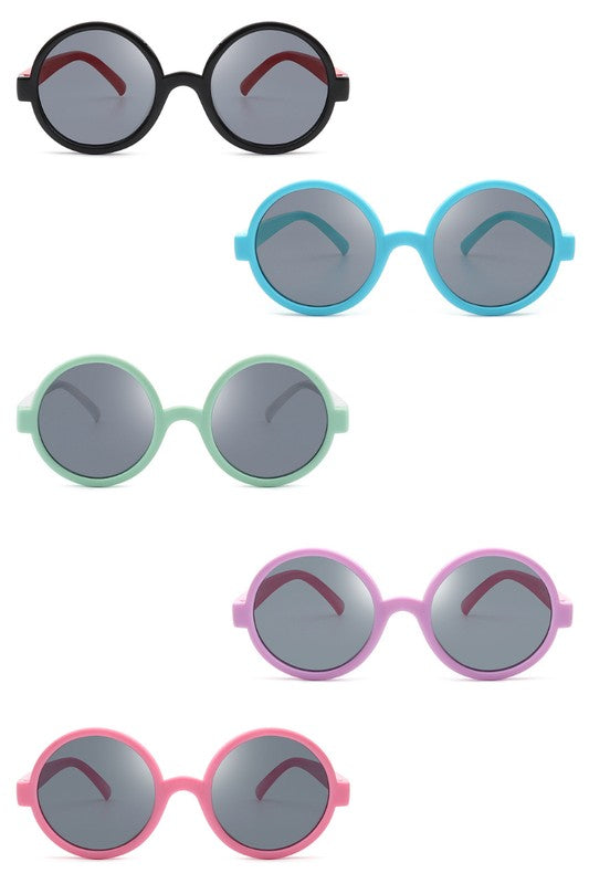 Gafas de sol polarizadas redondas para niños