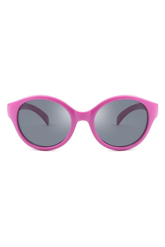 Gafas de sol polarizadas redondas con forma de ojo de gato para niños