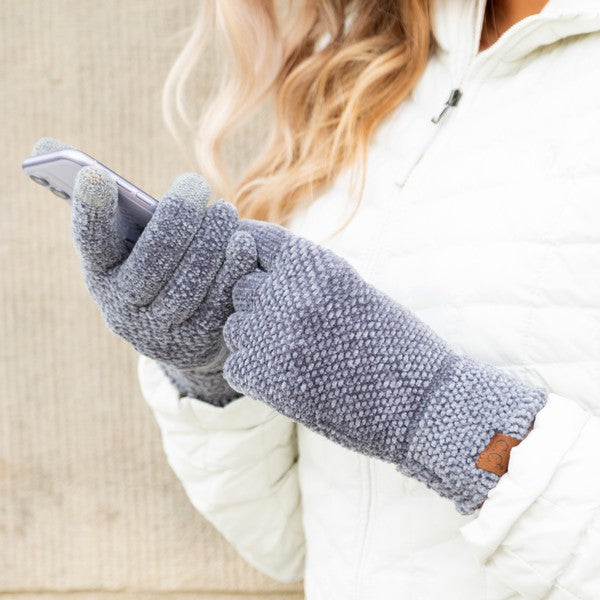 Gants tactiles CC Chenille