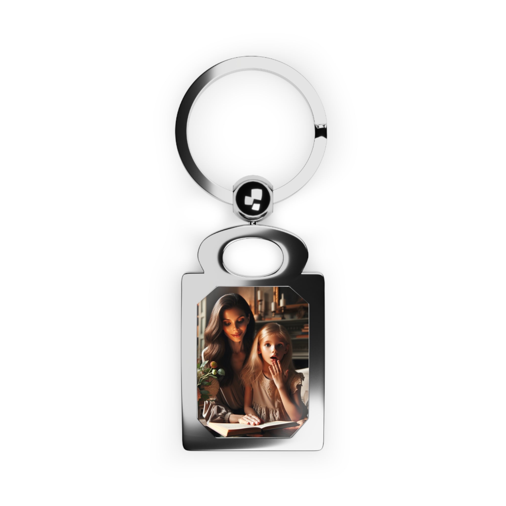 Qreativity Block Photo Keychain