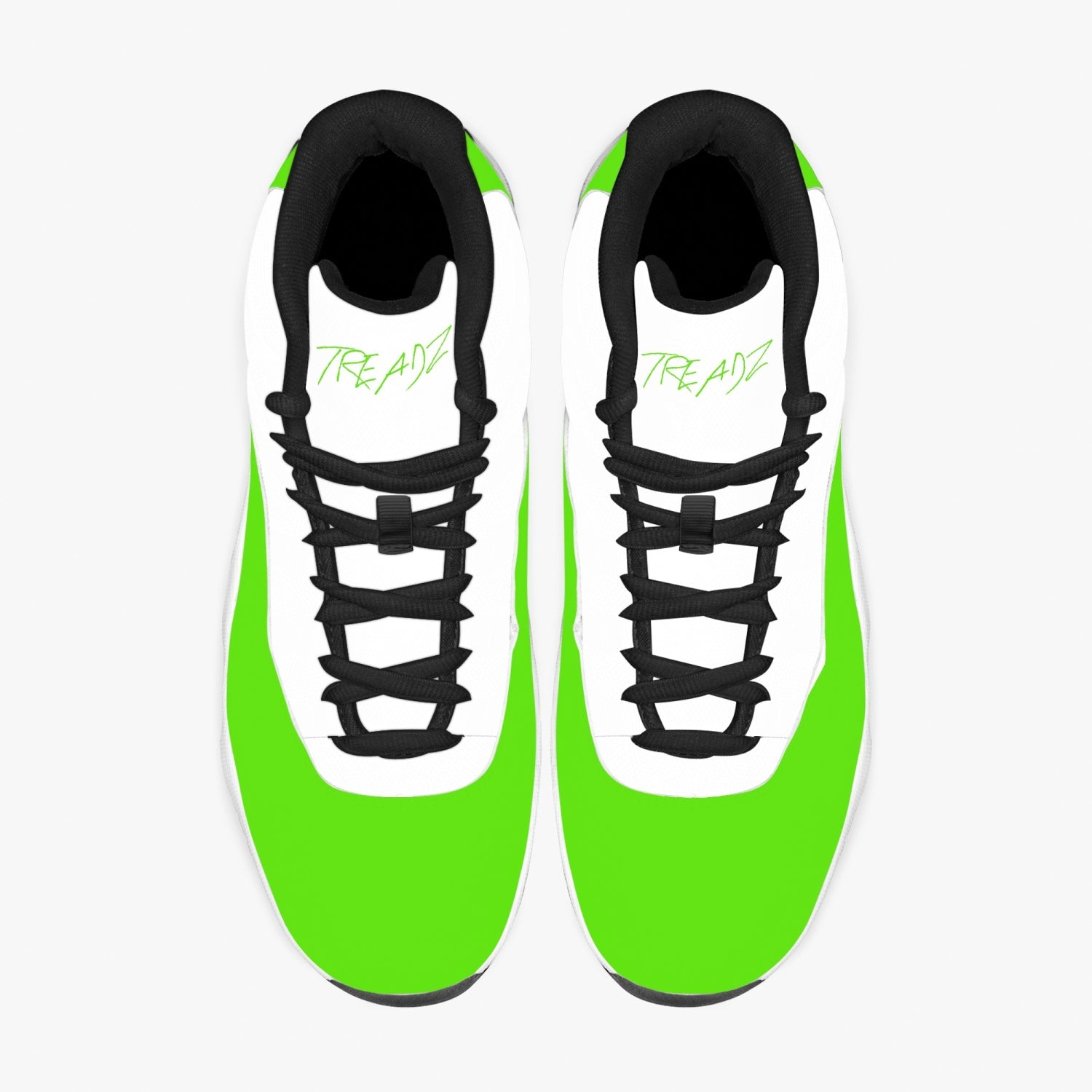 TREADZ Victory Green Basketball Sneakers