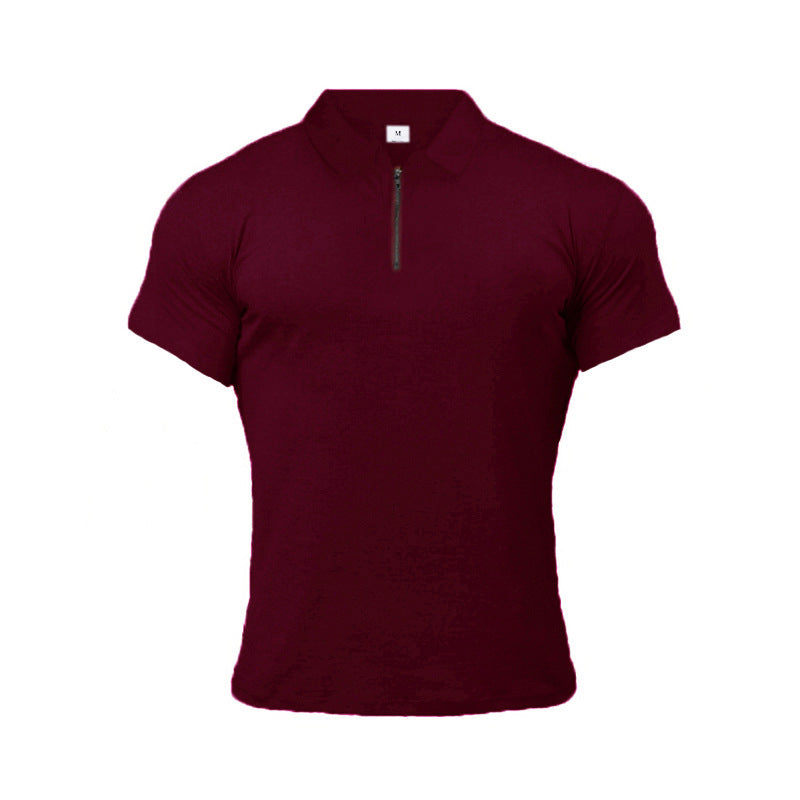 Men's short sleeve fitness polo shirt