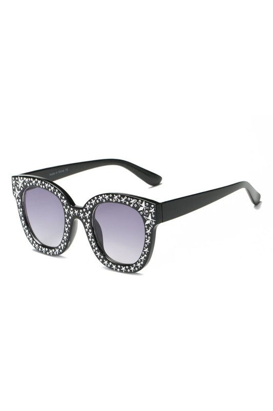 Women Round Cat Eye Fashion Sunglasses