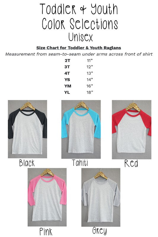 Clearance Toddler Colored Sleeve Raglans