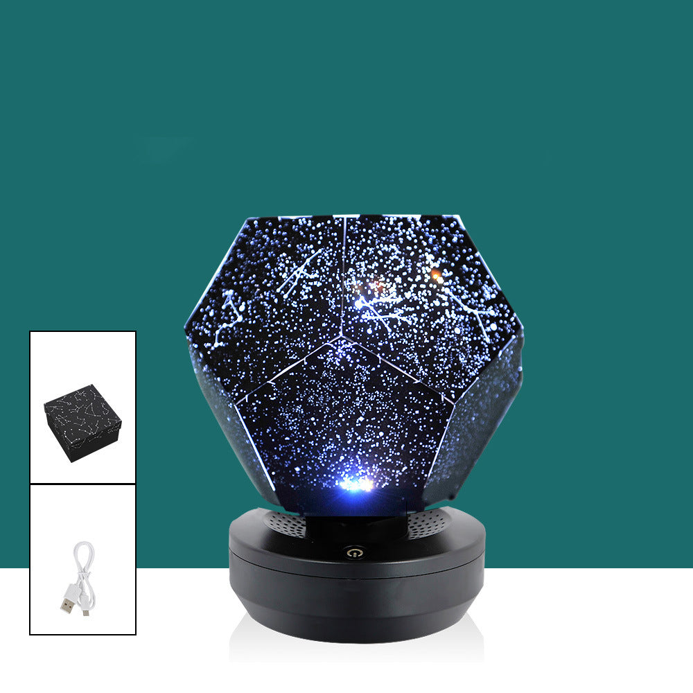 Rotate And Play Starry Sky Projection Lamp Star Romantic Starry Sky Lamp Children's Sleep Night Lamp