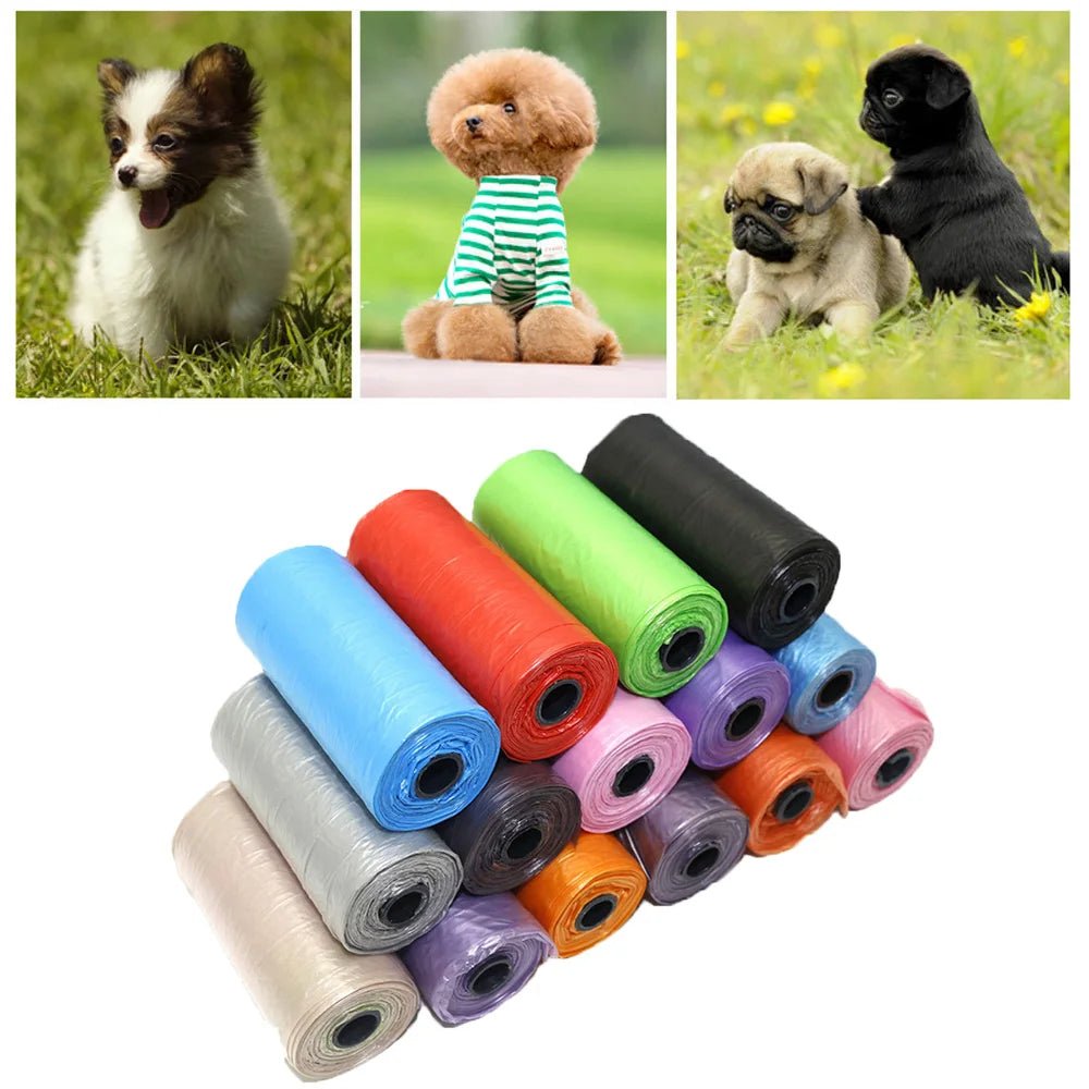 15pcs/Roll pet pick - up garbage bag - Qreatrz Fashion and Design LLC