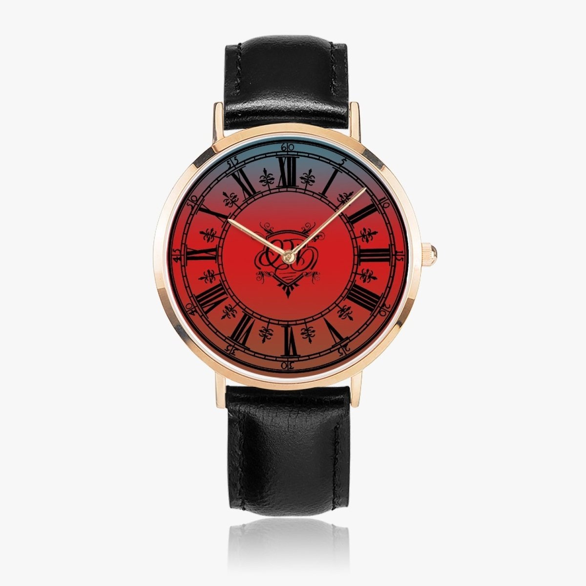 161. Hot Selling Ultra - Thin Leather Strap Quartz Watch (Rose Gold) - Qreatrz Fashion and Design LLC