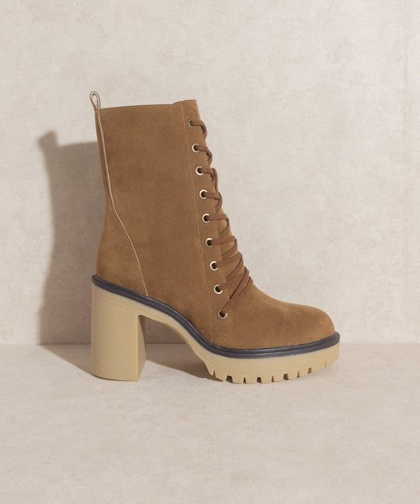 OASIS SOCIETY Jenna - Botas militares con plataforma