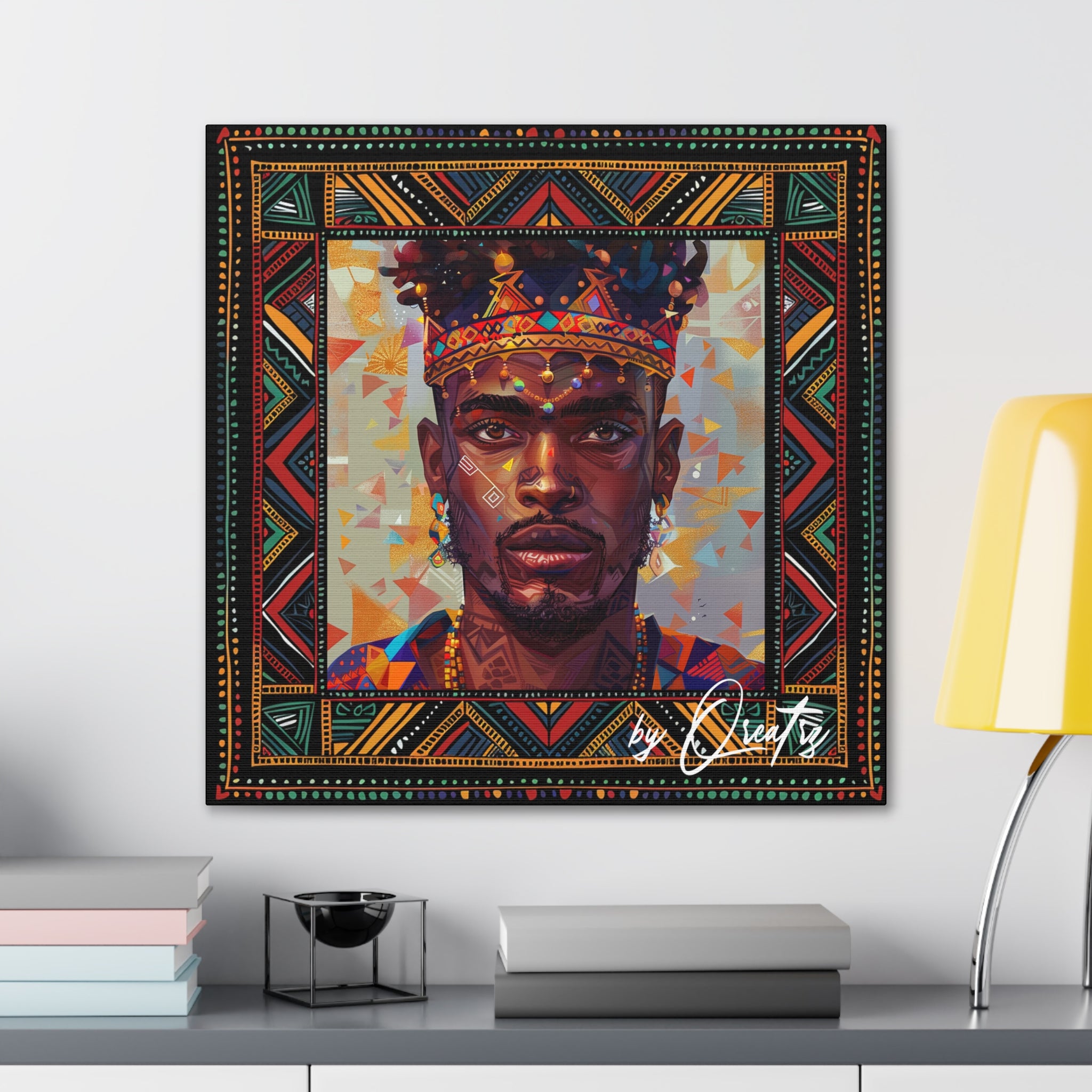 Black Is Handsome IV Canvas Gallery Wraps