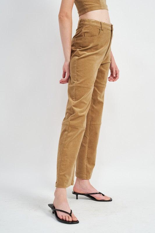 RELAXED FIT CORDUROY PANTS