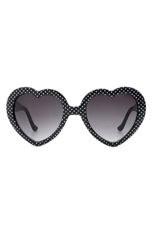 Gafas de sol con forma de corazón para mujer, coloridas y modernas, para fiestas