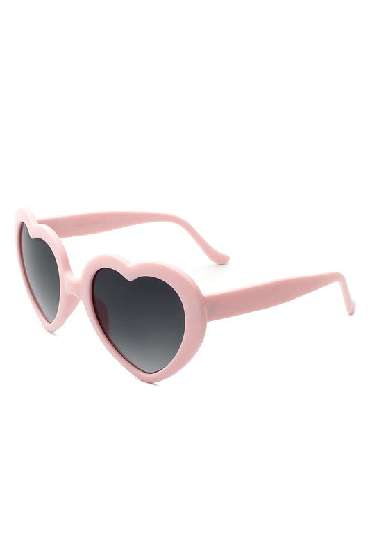 Gafas de sol de moda con forma de corazón y diseño divertido y moderno