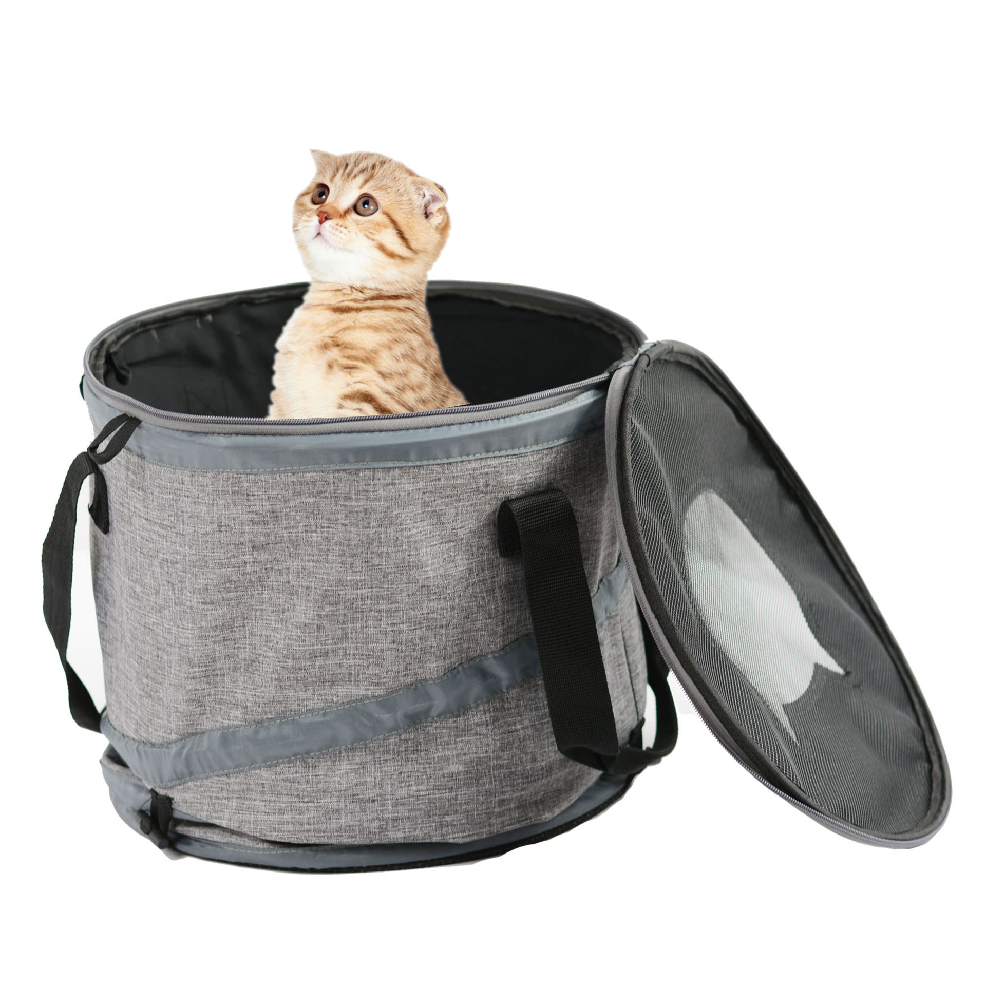 Arena para gatos multifuncional, bolsa plegable para mascotas, túnel para gatos, perrera para las cuatro estaciones, suministros universales para mascotas 