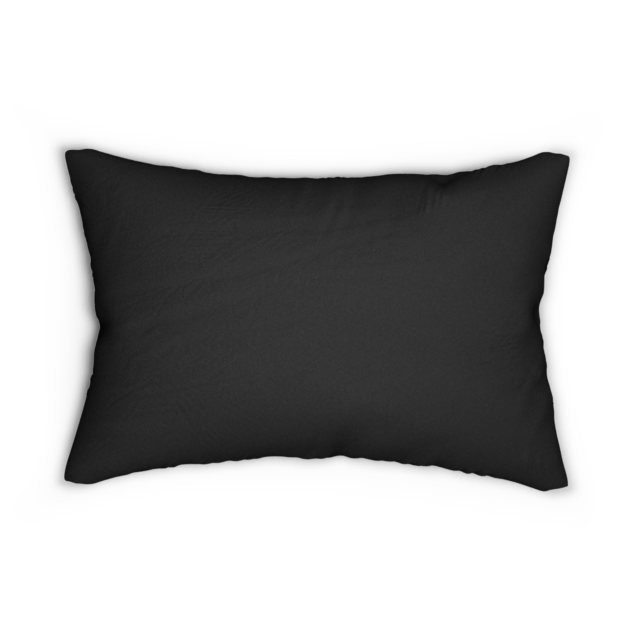 Coussin lombaire en polyester filé scintillant en or