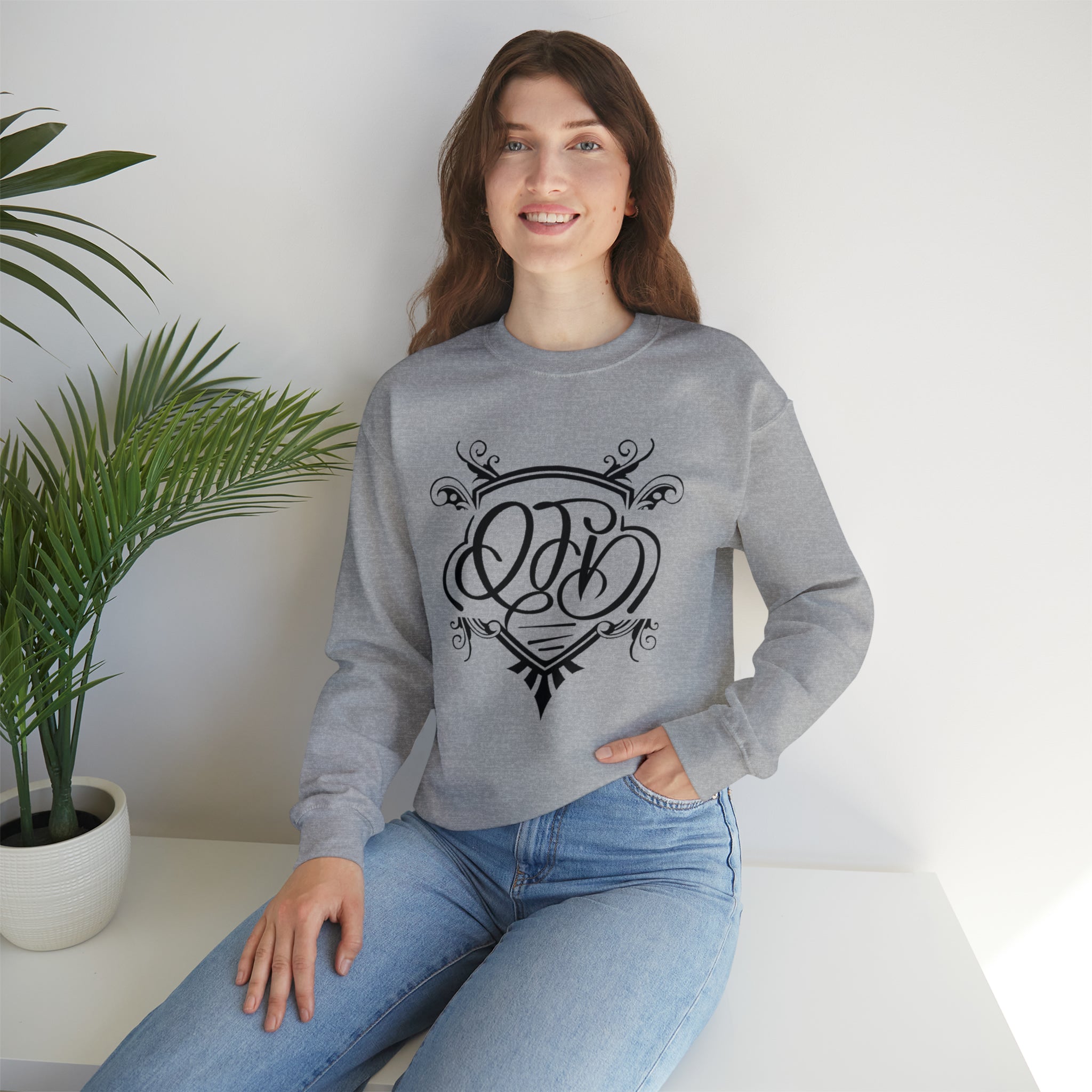 Sweat-shirt ras du cou unisexe Heavy Blend™ Qreatrz Fashion &amp; Design QFD