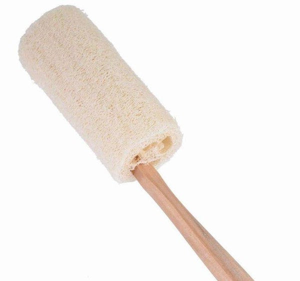 Brosse de bain en luffa naturel / exfoliante