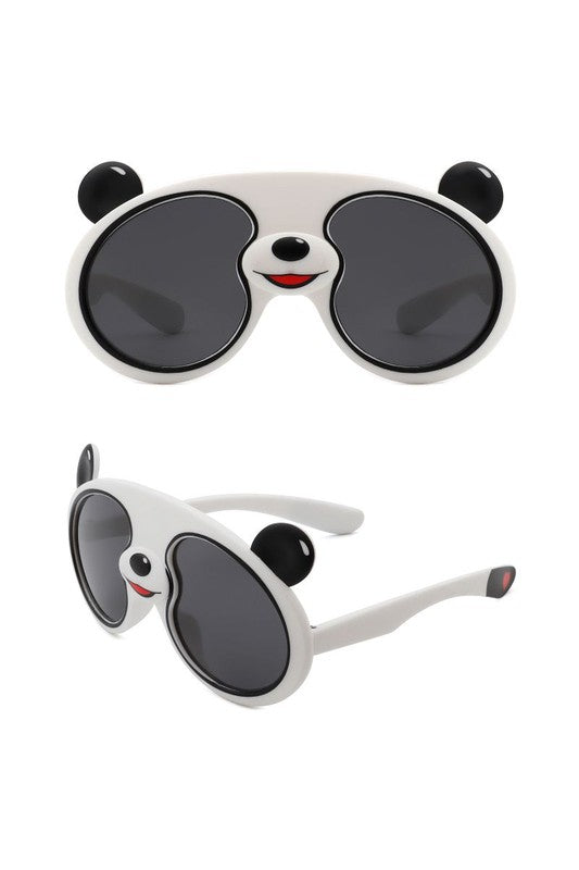 Lunettes de soleil pour enfants juniors au design panda