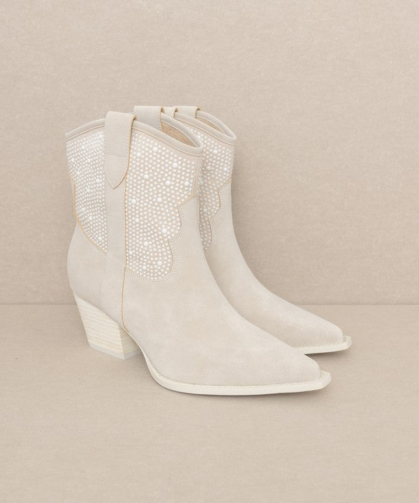 OASIS SOCIETY Cannes - Bottes western cloutées de perles