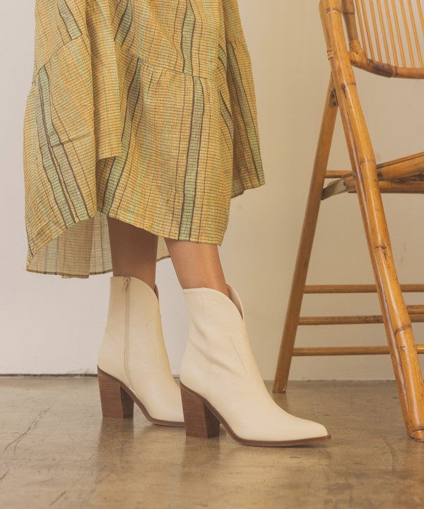 OASIS SOCIETY Harmony - Botines estilo western de dos paneles