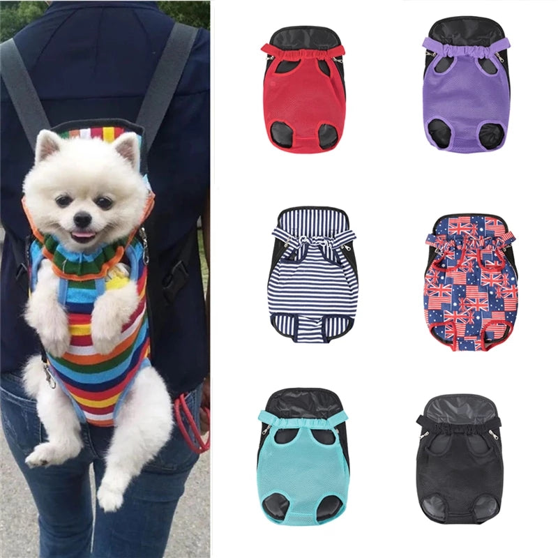 Bolsa para gatos, bolsa portátil para salir, cómoda bolsa para el pecho y el hombro para perros, mochila para mascotas