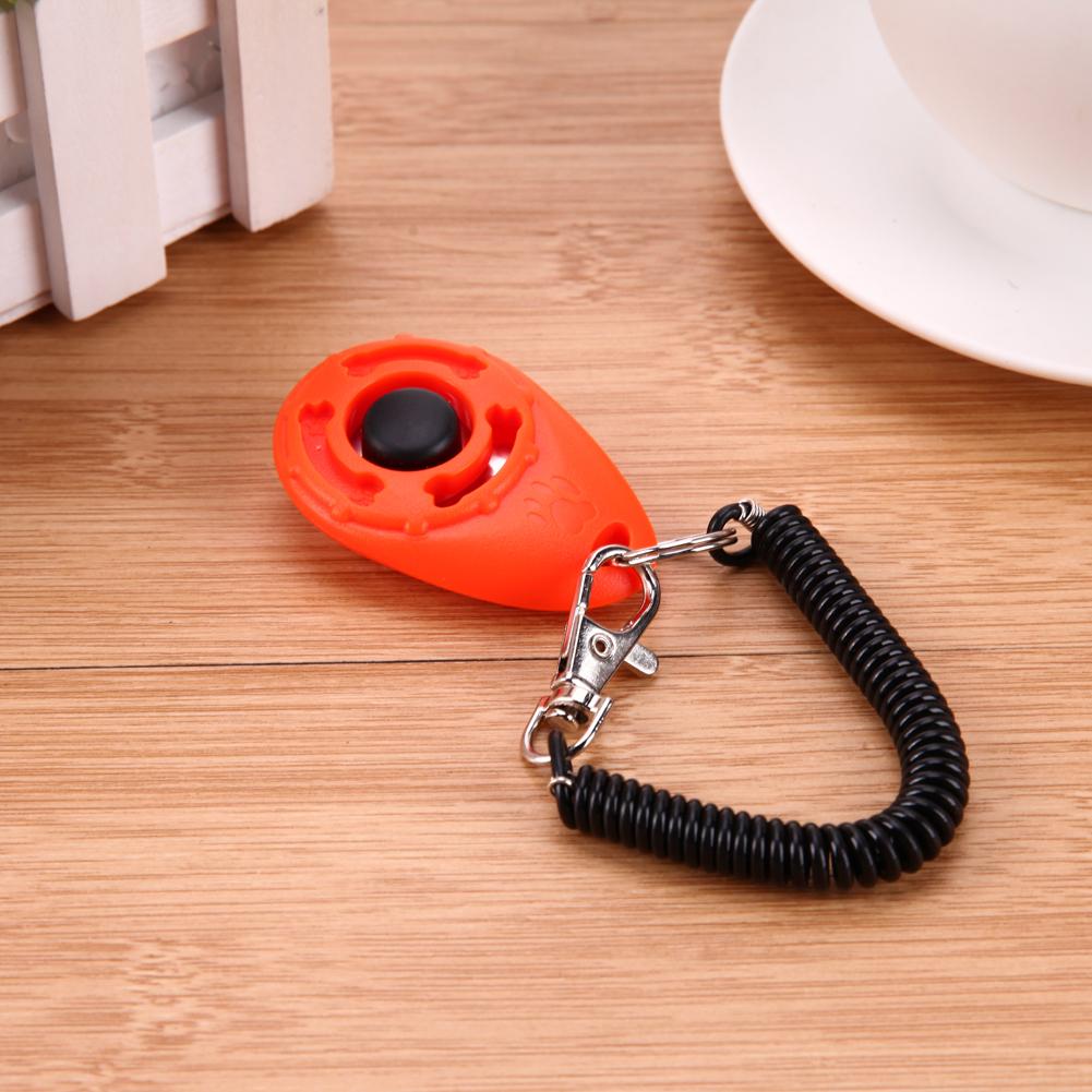 1pc Pet Trainer Pet Dog Training Dog Clicker Adjustable Sound Key Chain - Qreatrz Fashion and Design LLC